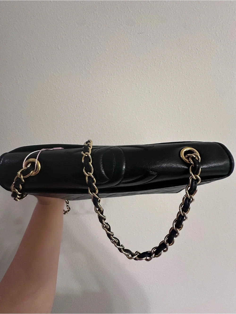 CHANEL Black Quilted Flap Shoulder Bag